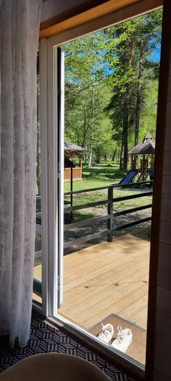 Коттедж Дом с террасой в лесу рядом с речкой — Архыз