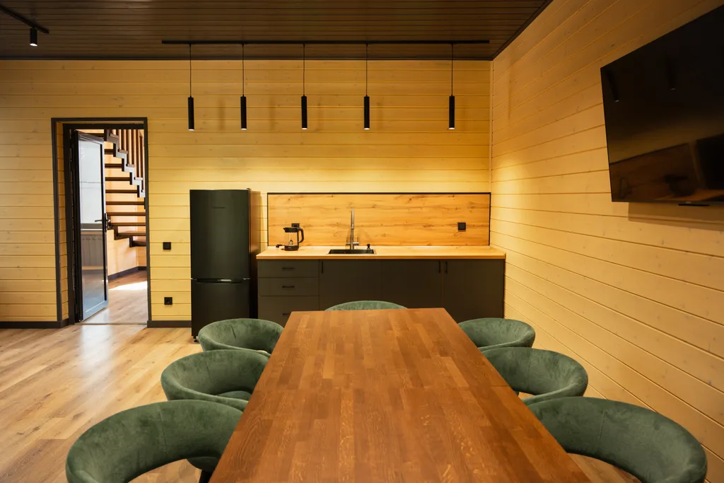 Дом с видом на лес и пруд 150 квадратов