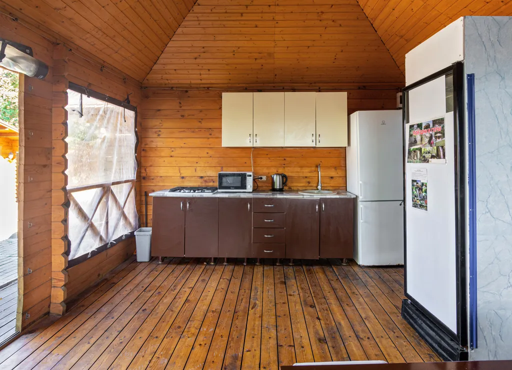 Современный деревянный дом из бруса