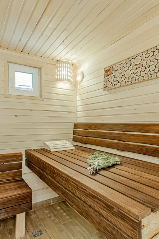 Барнхаус с баней на дровах и чаном SkyLove Glamp