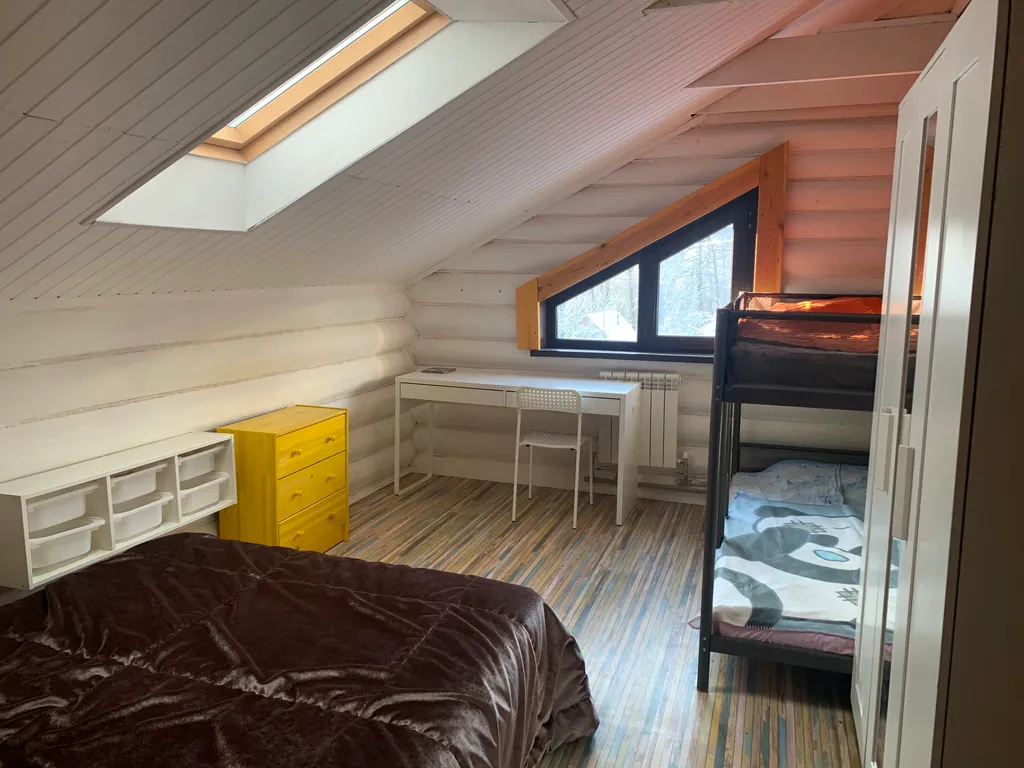 Большой стильный дом с панорамой на сосновый бор в 15км от НН с баней