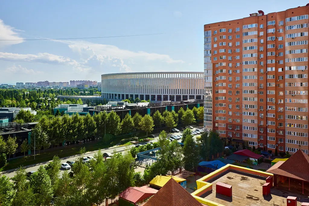 Квартира Уютная квартира с видом на парк Галицкого и стадион — Краснодар
