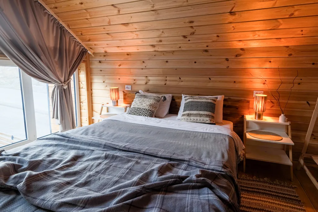 Домик в Приэльбрусья с баней на дровах и сибирским банным чаном