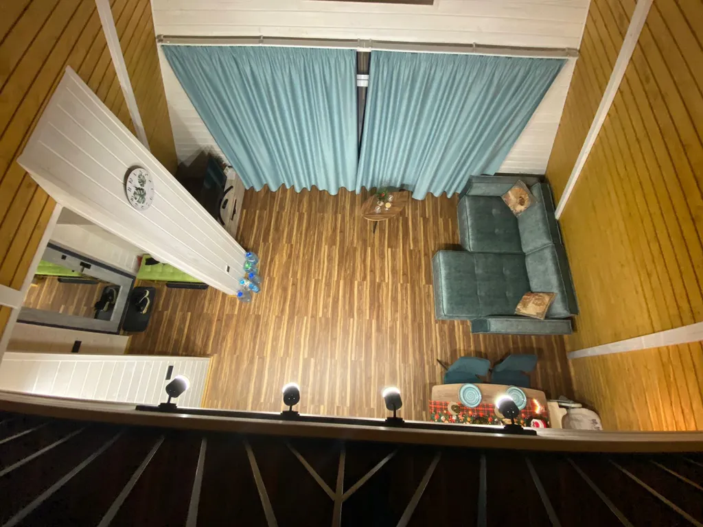 Чудесный домик A-frame с сауной Оливка