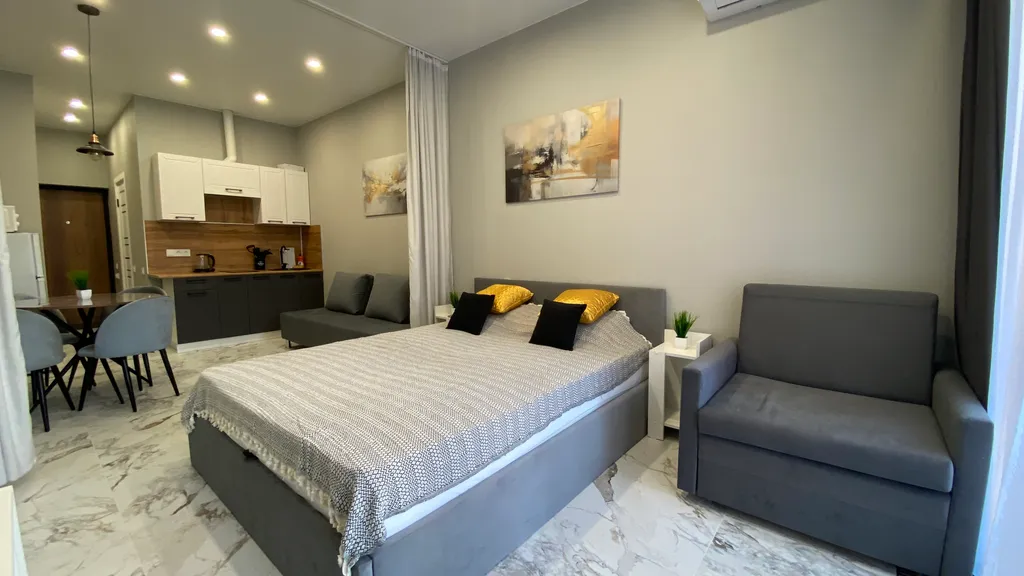 Квартира Просторная и Стильная Квартира в Жилом Комплексе «АллеяПарк» — Мамайский Перевал