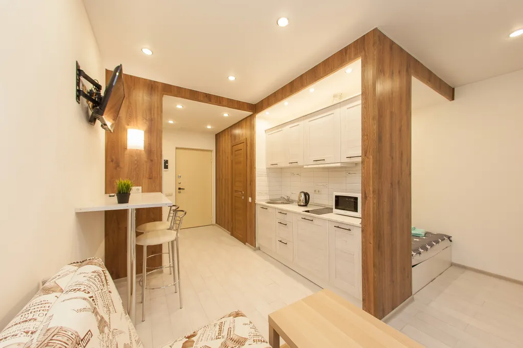 Квартира-студия с евроремонтом