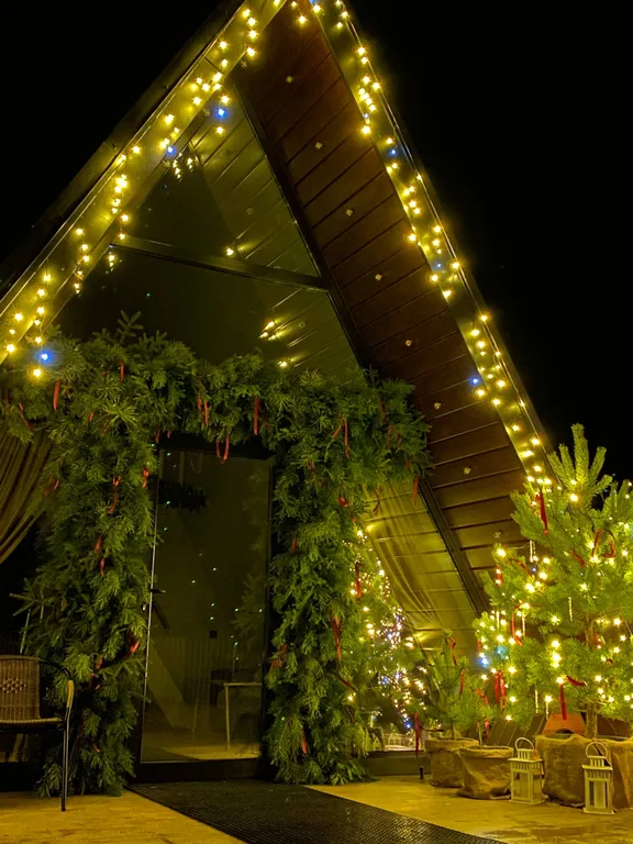 Треугольный домик рядом с Беловежской пущей