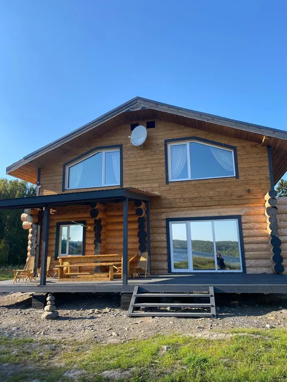 Новый дом из бревна