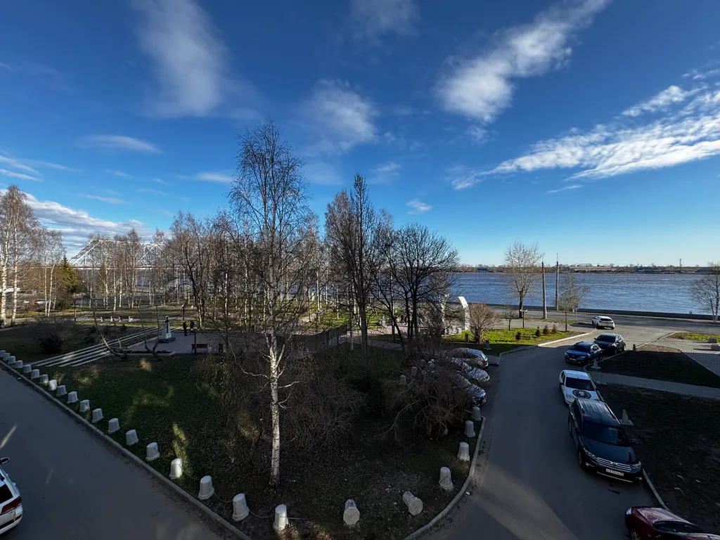 Квартира с видом на Северную Двину в центре города