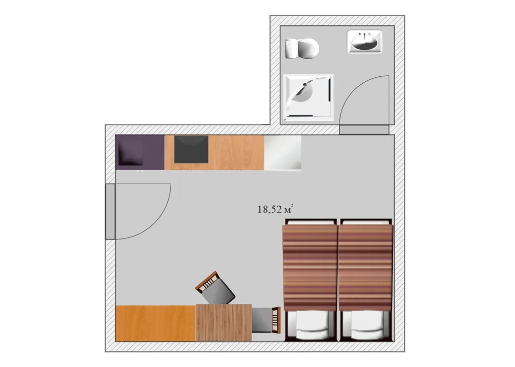 1-комнатная Квартира