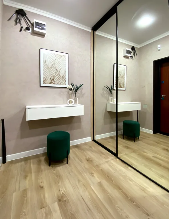 Квартира в современном экостиле с кондиционером