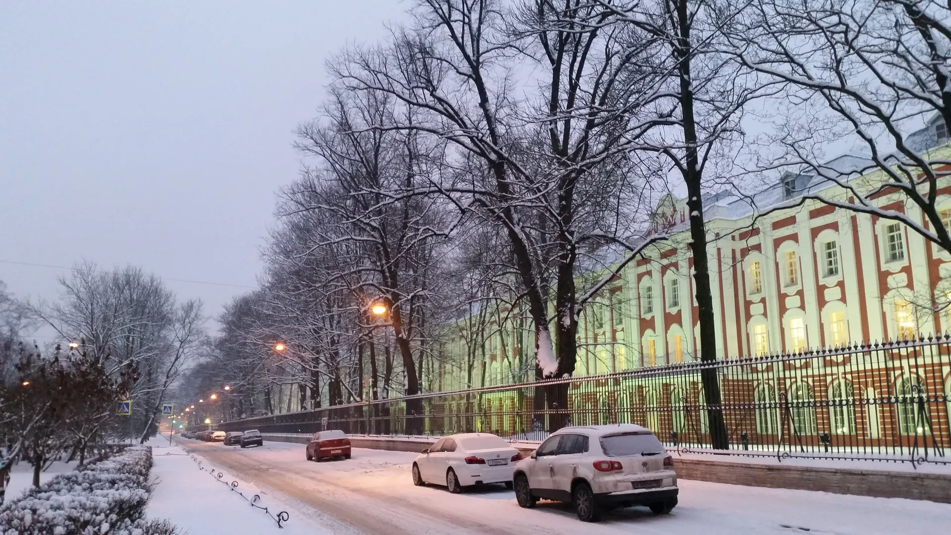 Санкт-Петербургский государственный университет расположен рядом с домом.