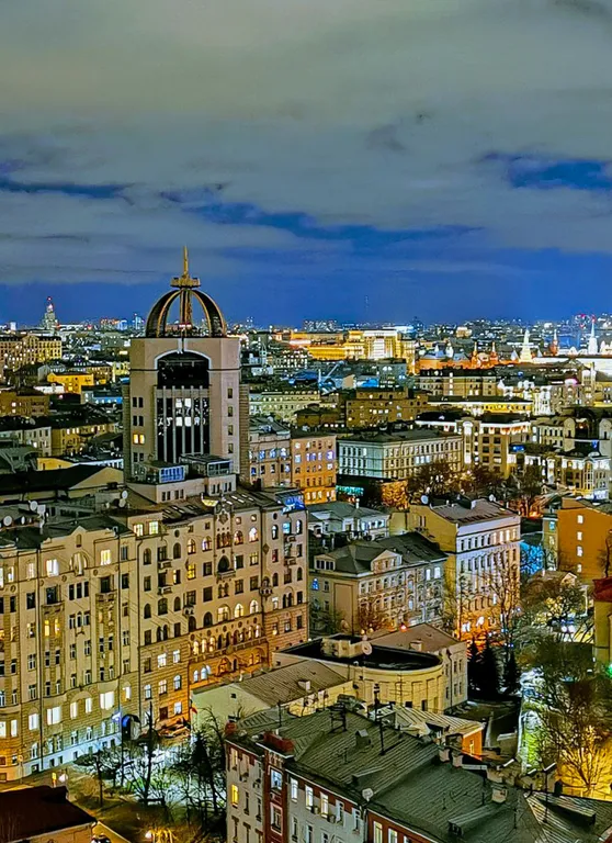 Квартира Квартира Двушка на Арбате с видом на центр города — Москва