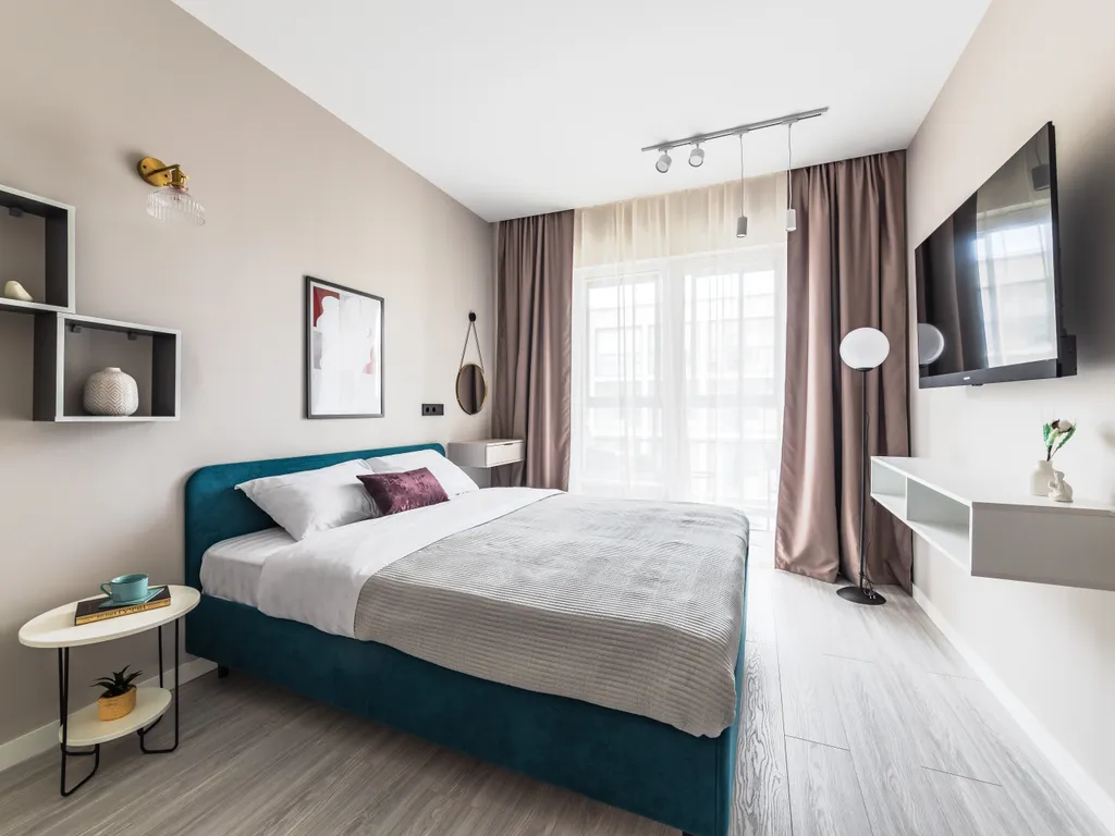 Апарт Aquamarine Resort в доме с бассейном и сауной возле залива