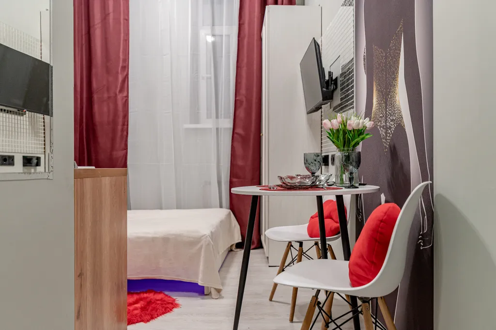 Квартира Квартира Зеркальная студия в центре Москвы — Москва