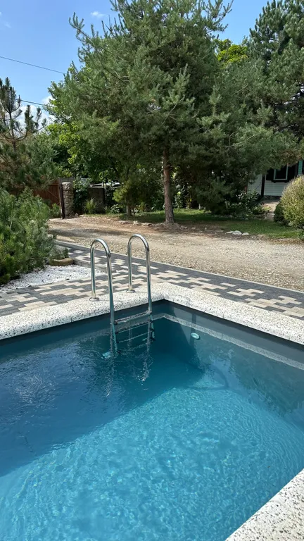 Дом из сруба с баней и бассейном