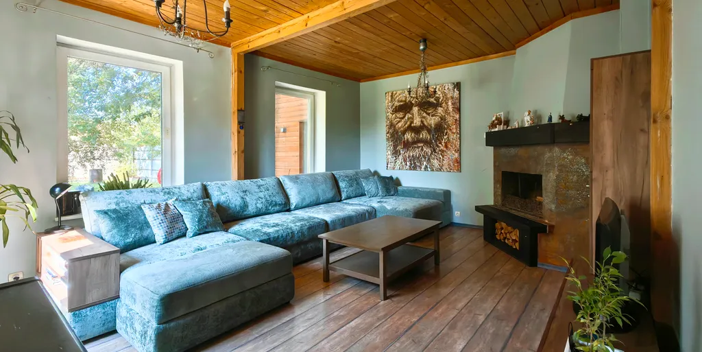 Уютный дом с камином «Сосны и Звёзды»