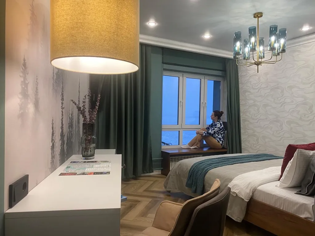 More view & spa апартаменты с сауной и залипательным видом на воду