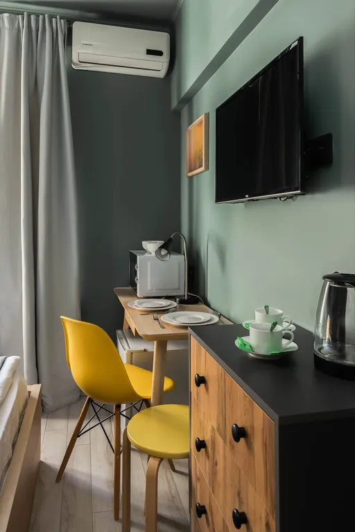 Квартира Квартира Уютная студия у метро. Заезд бесконтактно. Отчётные документы — Москва