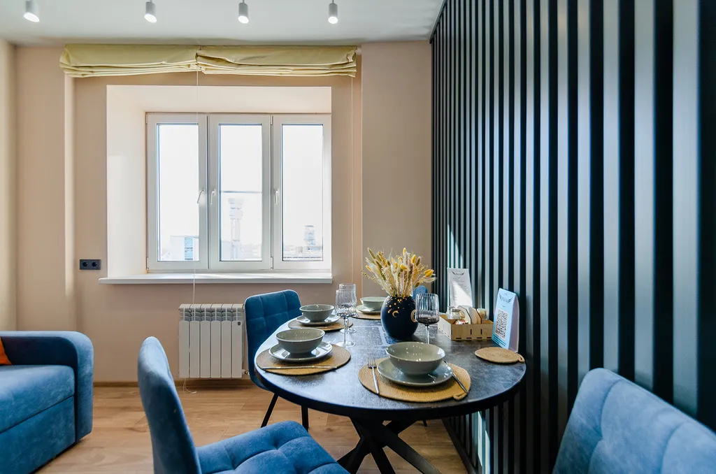 Стильная, дизайнерская квартира на берегу Волги