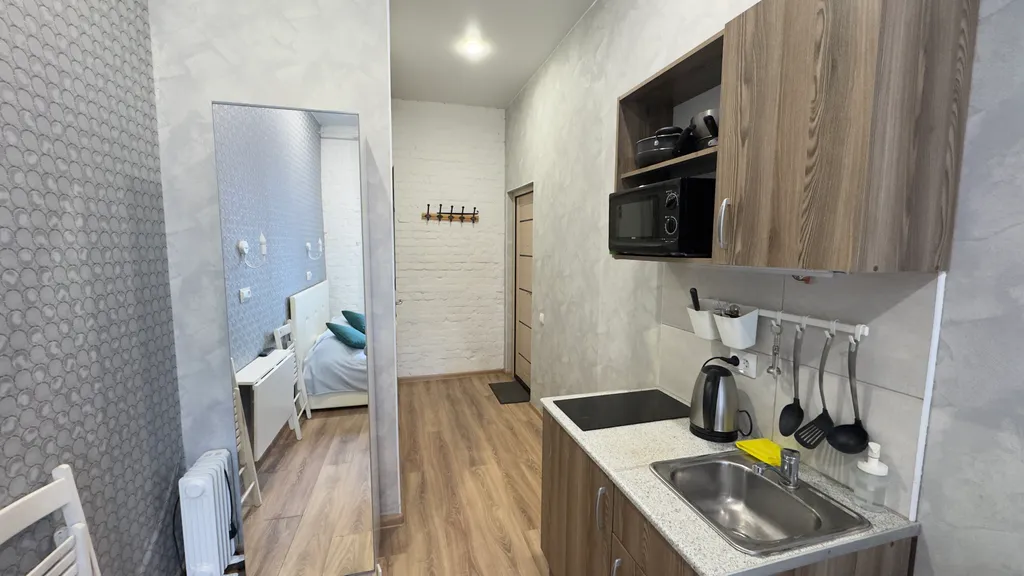 Квартира Хорошая квартира-студия у метро Лиговский Проспект — Санкт-Петербург