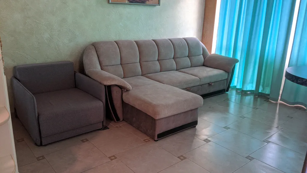 Квартира с балконом, Видом на водопад Учан-су и виноградники