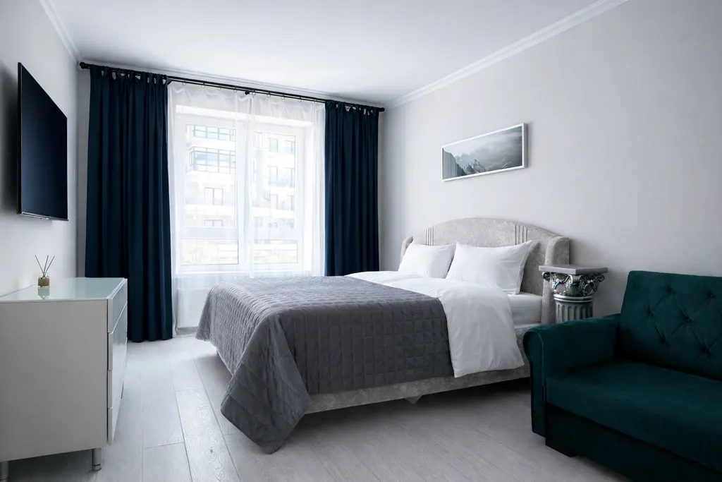 Просторные апартаменты на первой линии с выходом на пляж