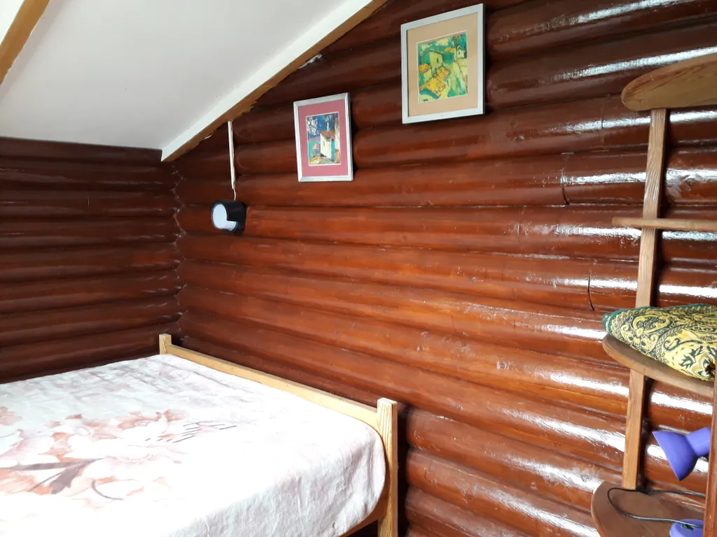 Дом из бруса с беседкой