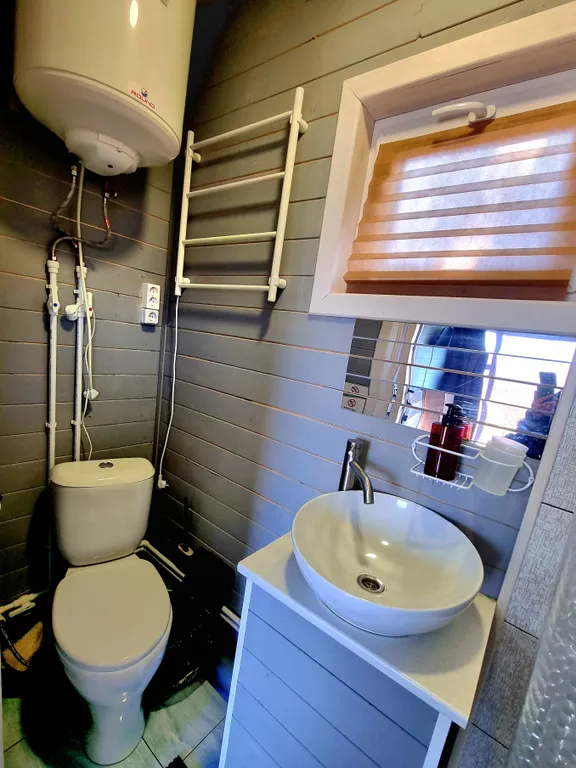 Домик в горах с панорамным видом и всеми удобствами