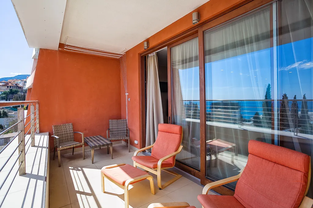 33-Апартаменты с 1 спальней и видом на море