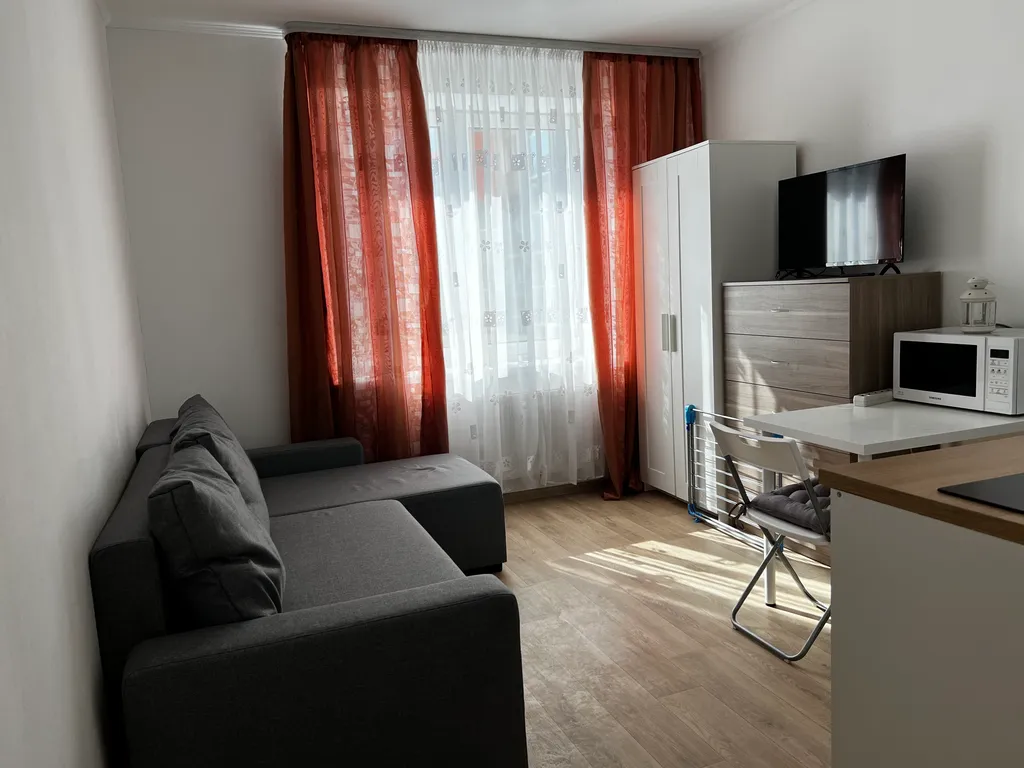 Уютная студия в двухкомнатной квартире