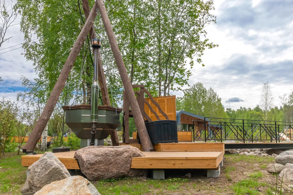 Дизайнерский коттедж с 2 спальнями