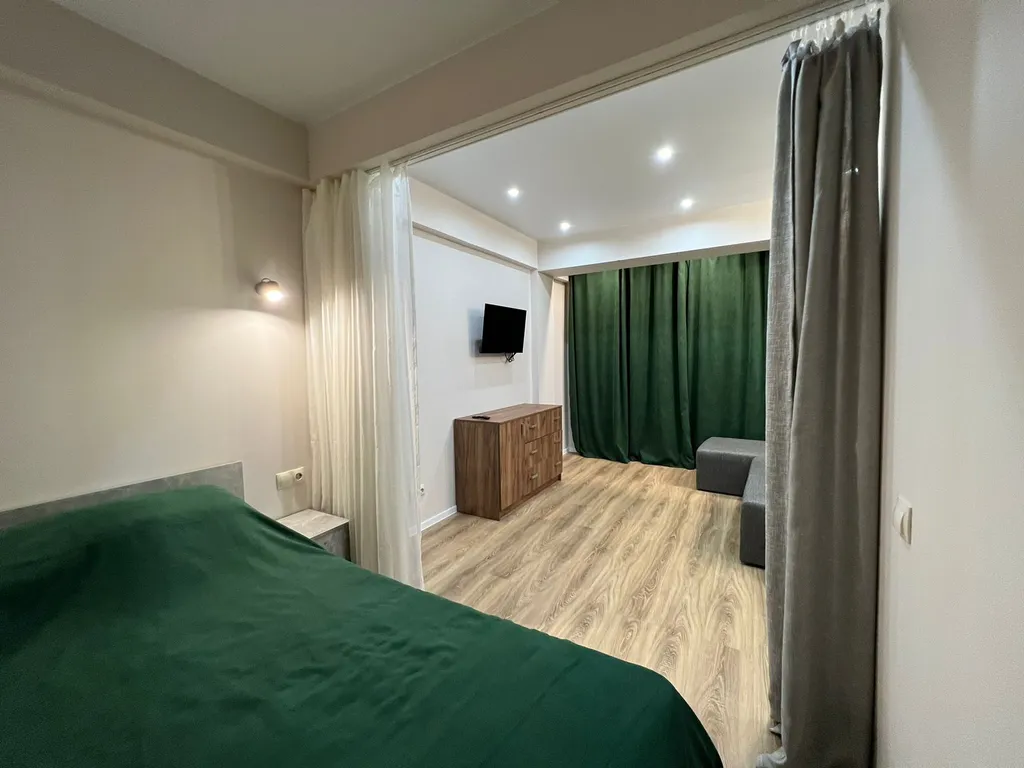 Адлер, ул.Дачная, новая квартира 2шка студия, ровное место, все рядом