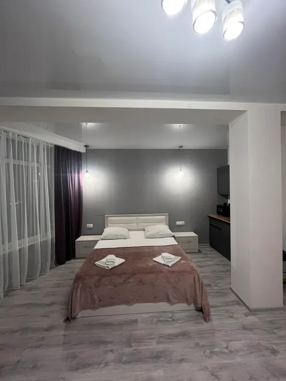 Квартира Квартира Трёхместный номер с шикарным видом на город и море — Анапа