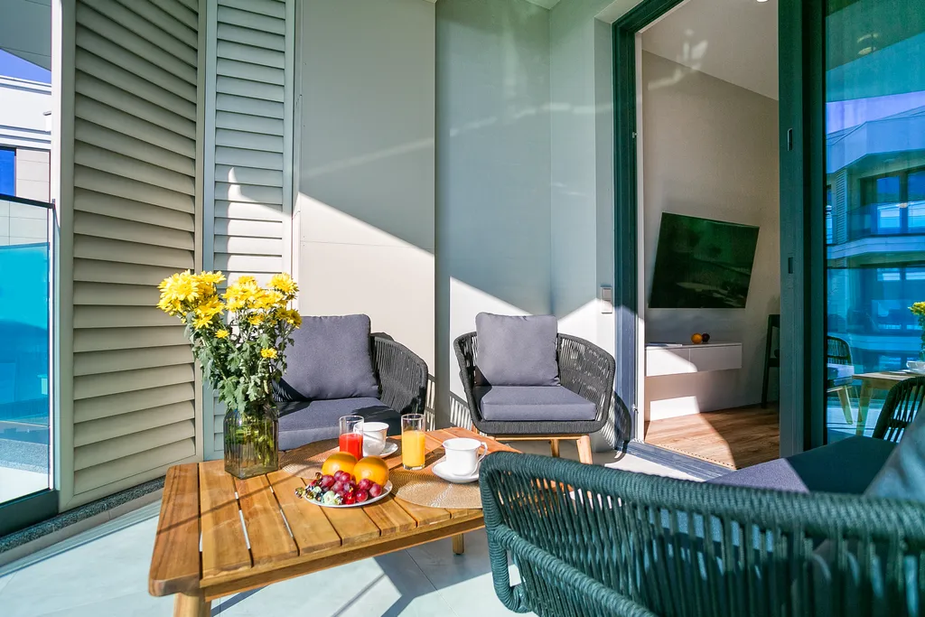 Стильная квартира Чайка с видом на море