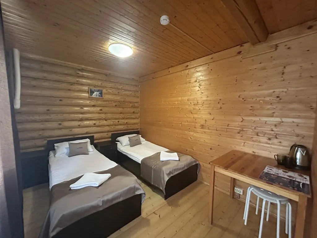 Дом 20m2 — чан, раздельные кровати, мангал