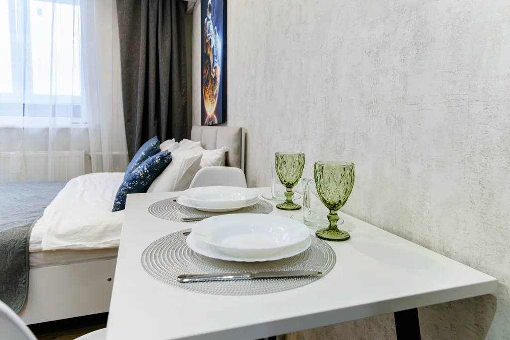 Студия Космос на 24 этаже в ЖК Аквамарин