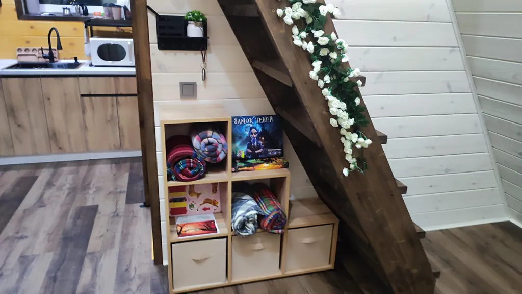 Дом А-фрейм с банным чаном