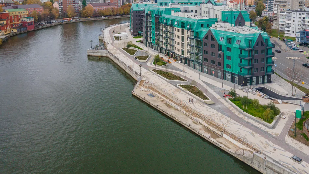 Апартамент Рыбная деревня с прямым видом на реку