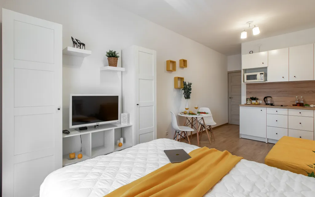 Квартира Квартира Friendly studio рядом с метро Лесная — Санкт-Петербург