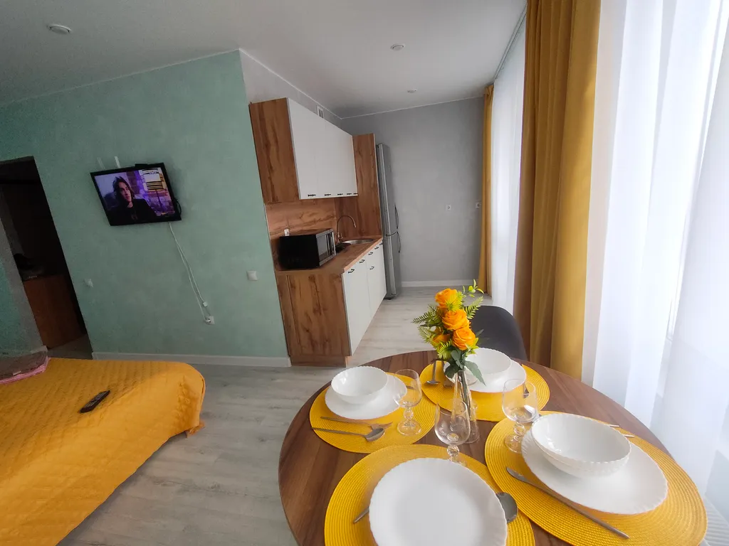 Светлая уютная квартира с кондиционером