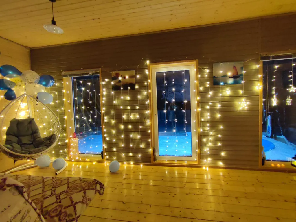 Домик в лесу с собственной горячей купелью 15 минут до центра города