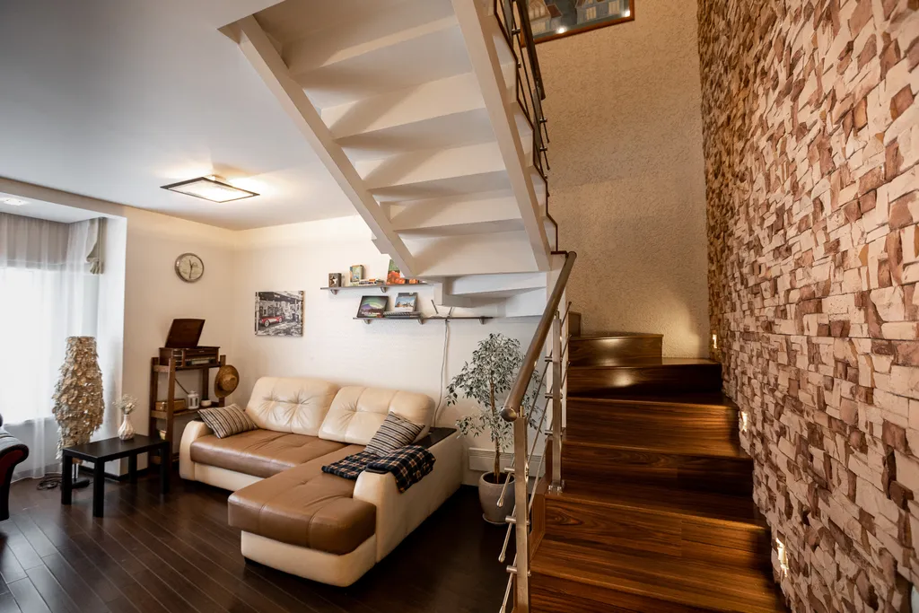 Семейный таунхаус с камином и сауной