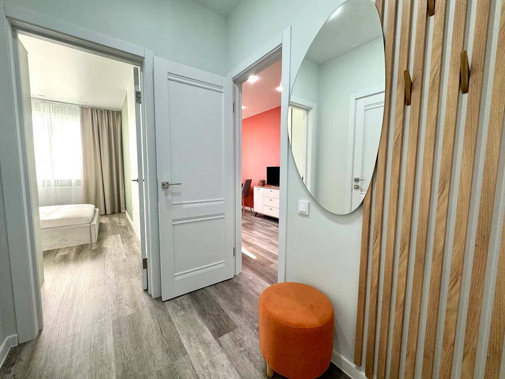 Скандинавская квартира с панорамным видом на город