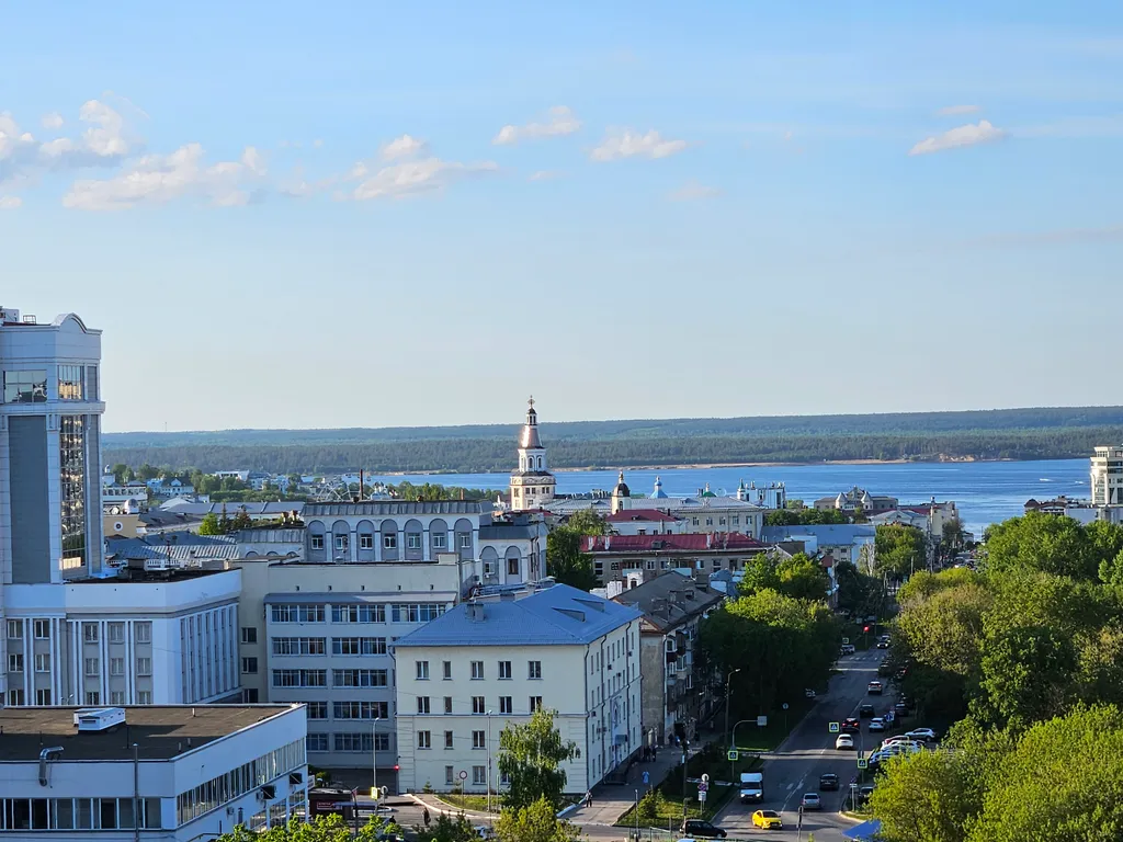 Квартира в центре с красивым видом на Волгу