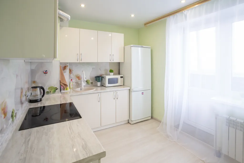 Уютная и чистая квартира рядом с ТЦ РИО, 2 кровати.