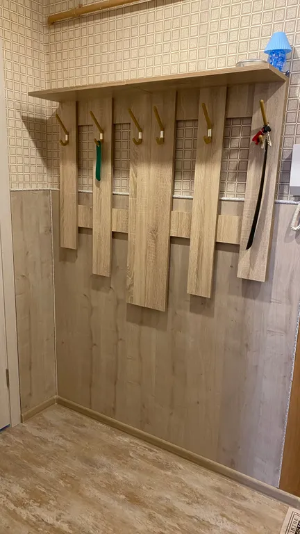 Квартира для туристов с местом для инвентаря