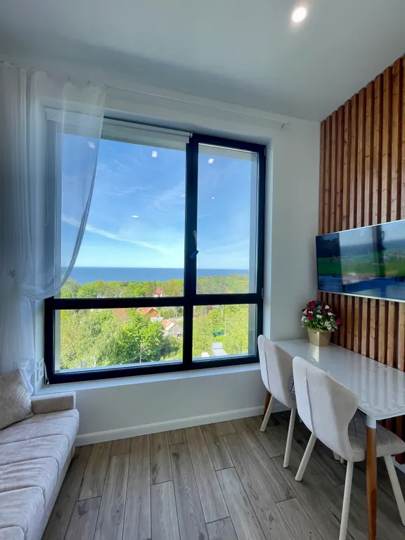 Квартира Студия с видом на море на 10 этаже в комплексе Кристалл Балтик-СПА — аренда посуточно в Светлогорск