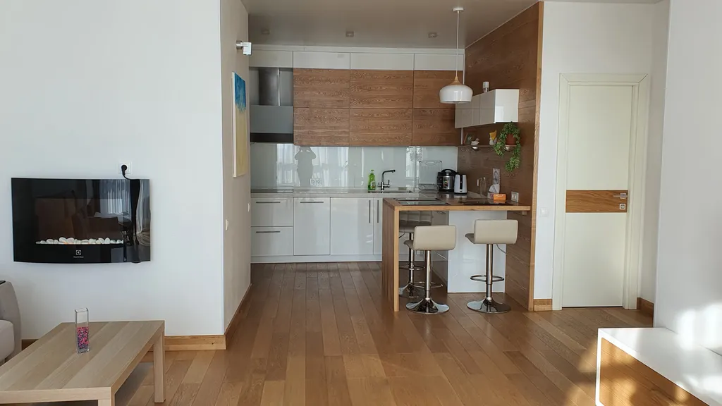 Апартаменты в центре города с прекрасным видом на золотой мост