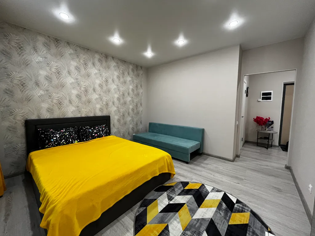 Уютная квартира на 18-ом этаже с видом на город